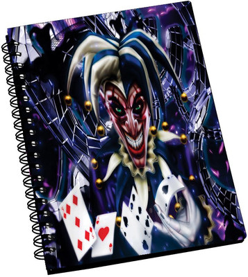 74% OFF on AMY Joker Scary Playing Cards A5 Notebook Spiral Bound 74% OFF on AMY Joker Scary Playing Cards A5 Notebook Spiral Bound