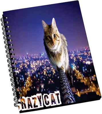 74% OFF on AMY Crazy Cat City A5 Notebook Spiral Bound 74% OFF on AMY Crazy Cat City A5 Notebook Spiral Bound