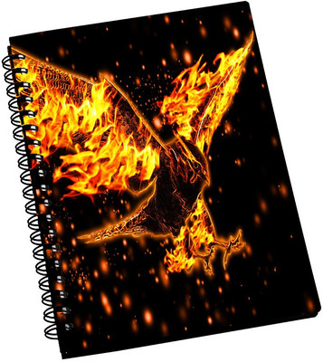 74% OFF on AMY Abstract Burning Fire Eagle A5 Notebook Spiral Bound 74% OFF on AMY Abstract Burning Fire Eagle A5 Notebook Spiral Bound