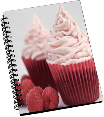 74% OFF on AMY Raspberry Cupcake with Raspberry A5 Notebook Spiral Bound 74% OFF on AMY Raspberry Cupcake with Raspberry A5 Notebook Spiral Bound
