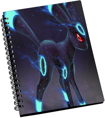 74% OFF on AMY Umbreon Pokemon A5 Notebook Spiral Bound