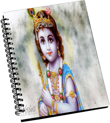 74% OFF on AMY Cute Lord Krishna 3d Design A5 Notebook Spiral Bound 74% OFF on AMY Cute Lord Krishna 3d Design A5 Notebook Spiral Bound