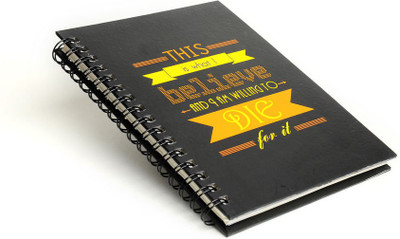 Thinkpot This is what I believe A5 Diary Ring Bound Thinkpot This is what I believe A5 Diary Ring Bound