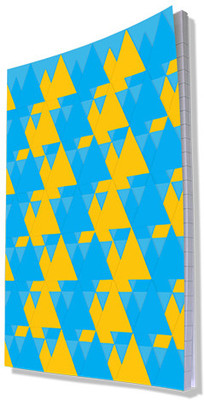67% OFF on Effit Triangled A4 Notebook Soft Bound