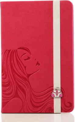 29% OFF on Doodle Flowing Hair Women Trendy A5 Notebook Hard Bound