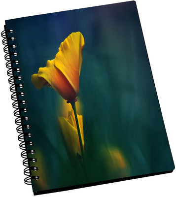 74% OFF on Amy Abstract Yellow Flower A5 Notebook Spiral Bound 74% OFF on Amy Abstract Yellow Flower A5 Notebook Spiral Bound