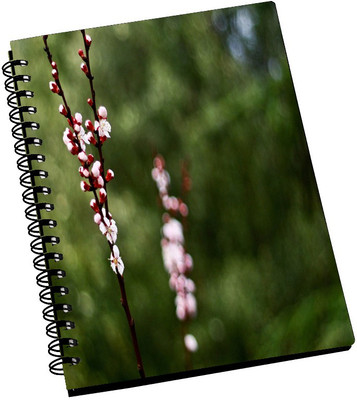 70% OFF on Amy Cute Mini Pink Flower A5 Notebook Spiral Bound