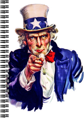 21% OFF on Art Emporio I Want You A5 Notebook Spiral