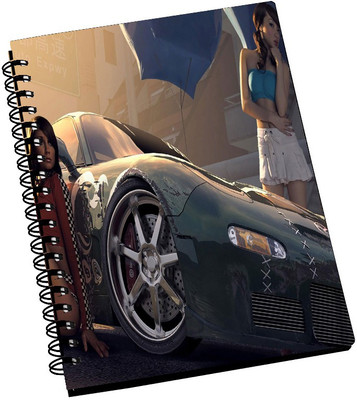 70% OFF on AMY 3D Hot Girls With Car A5 Notebook Spiral Bound 70% OFF on AMY 3D Hot Girls With Car A5 Notebook Spiral Bound