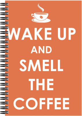 21% OFF on Art Emporio Wake Up and Smell the Cofee A5 Notebook Spiral