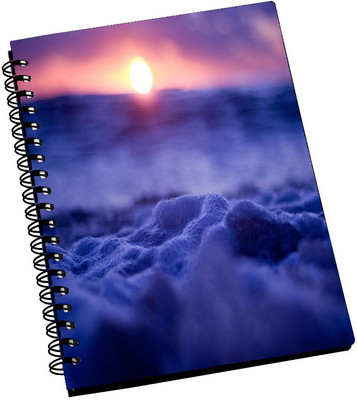 74% OFF on AMY Ocean Water Waves A5 Notebook Spiral Bound