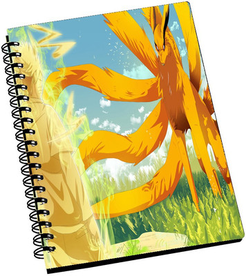 74% OFF on AMY Orange Naruto Pokemon A5 Notebook Spiral Bound
