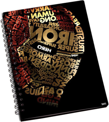 50% OFF on Shoperite Iron Man Typography A5 Notebook Ring Bound 50% OFF on Shoperite Iron Man Typography A5 Notebook Ring Bound