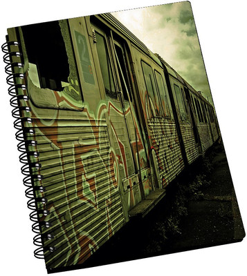 69% OFF on AMY Graffiti Train A5 Notebook Spiral Bound