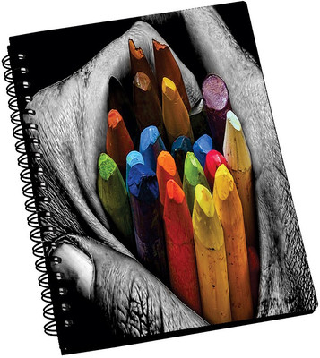 76% OFF on AMY Crayons Colors Cute A5 Notebook Spiral Bound 76% OFF on AMY Crayons Colors Cute A5 Notebook Spiral Bound