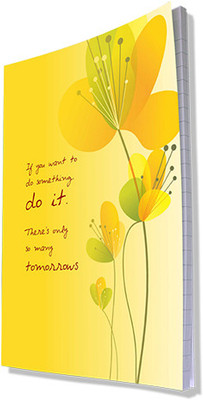 67% OFF on Effit Sunflower A4 Notebook Soft Bound