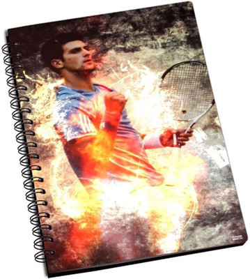 74% OFF on Shoprock Novak Djokovic A5 Notebook Ring Bound