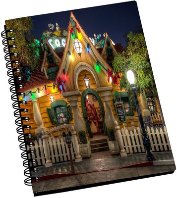 74% OFF on AMY 3D Cute Christmas Decorativ House A5 Notebook Spiral Bound 74% OFF on AMY 3D Cute Christmas Decorativ House A5 Notebook Spiral Bound