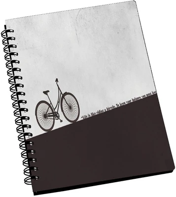 70% OFF on AMY Vitage Life Like Riding a Bicycele A5 Notebook Spiral Bound