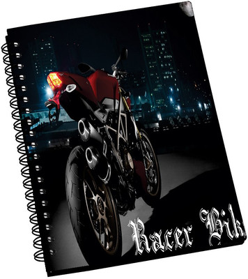 69% OFF on AMY Racer Bike Passion A5 Notebook Spiral Bound