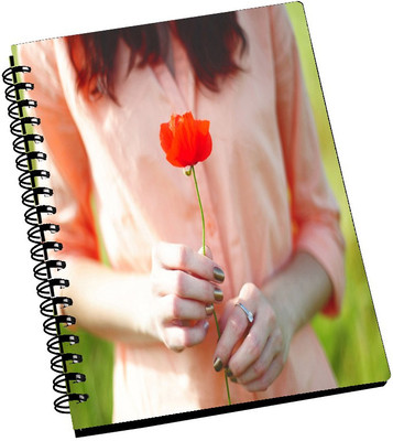 74% OFF on AMY Vintage Red Flower With Girl A5 Notebook Spiral Bound 74% OFF on AMY Vintage Red Flower With Girl A5 Notebook Spiral Bound