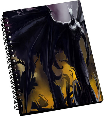 74% OFF on AMY Darl Abstrack 3D Batman A5 Notebook Spiral Bound 74% OFF on AMY Darl Abstrack 3D Batman A5 Notebook Spiral Bound