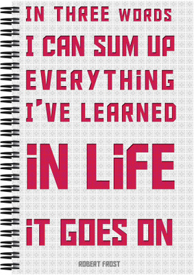 Art Emporio Life Goes On A5 Notebook Spiral