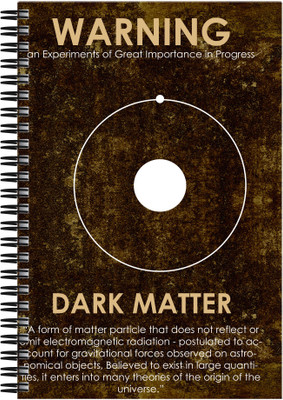 21% OFF on Art Emporio Warning Dark Matter A5 Notebook Spiral