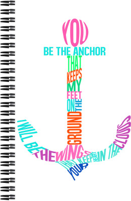 21% OFF on Art Emporio You be the Anchor A5 Notebook Spiral 21% OFF on Art Emporio You be the Anchor A5 Notebook Spiral