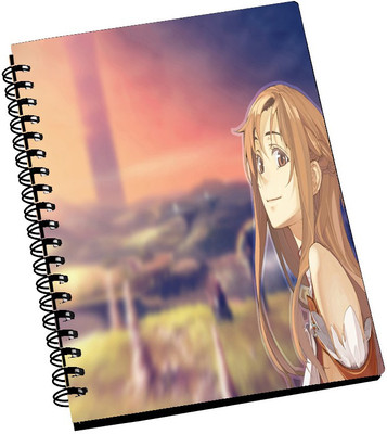 70% OFF on Amy Animated Beautful Girl A5 Notebook Spiral Bound