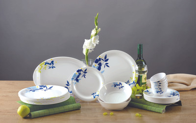 50% OFF on INTrendz Blue Leaves Pack of 21 Dinner Set 50% OFF on INTrendz Blue Leaves Pack of 21 Dinner Set
