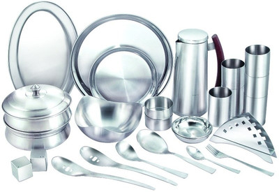 13% OFF on Silver Queen Dinner Set