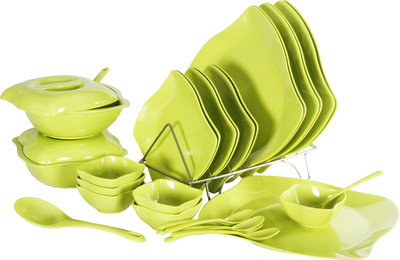 15% OFF on IVEO Solid Quadra Pack of 31 Dinner Set