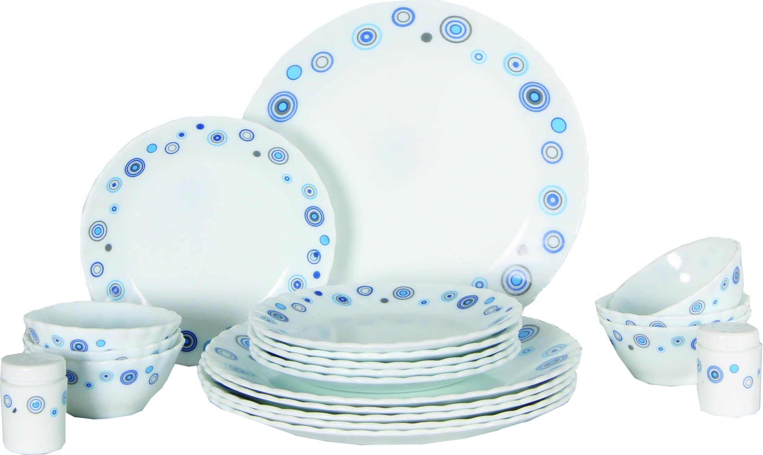 La Opala Pack of 20 Dinner Set Price in India Buy La Opala Pack of 20