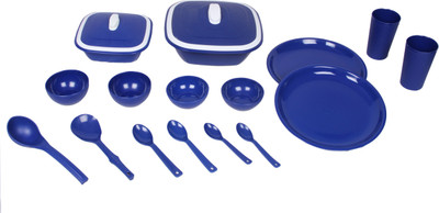 39% OFF on Cutting Edge Dinner Set 32 Pc Set DSsqSOL2_Bl (Polypropylene, Blue) Pack of 16 Dinner Set 39% OFF on Cutting Edge Dinner Set 32 Pc Set DSsqSOL2_Bl (Polypropylene, Blue) Pack of 16 Dinner Set