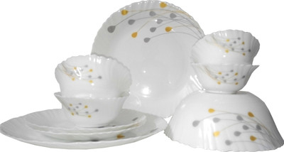 9% OFF on Larah Fluted New Skyway Pack of 9 Dinner Set