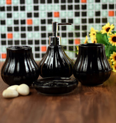 51% OFF on Enfin Homes ENF9C289 Royal Embossed Soap Dispenser and Toothbrush Holder Set Pack of 4 51% OFF on Enfin Homes ENF9C289 Royal Embossed Soap Dispenser and Toothbrush Holder Set Pack of 4