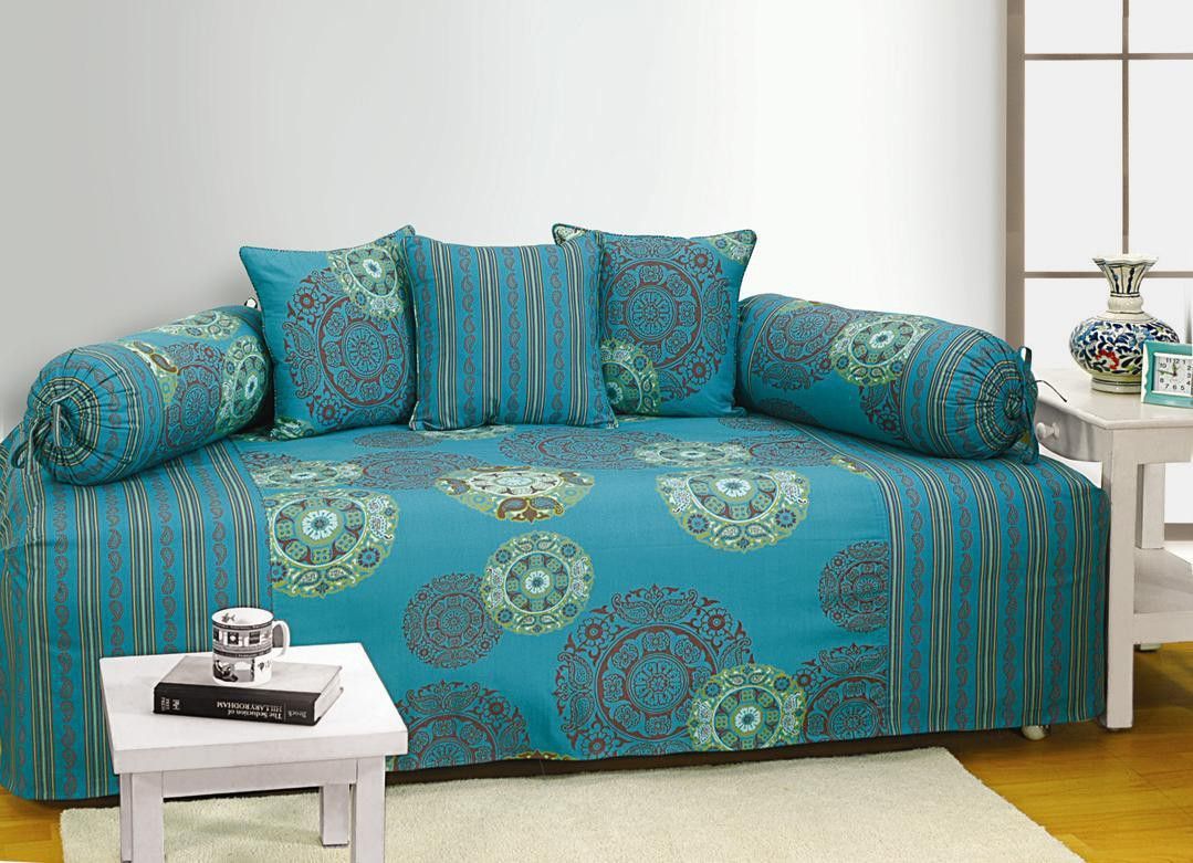 15% OFF on Swayam Cotton Printed Diwan Set 15% OFF on Swayam Cotton Printed Diwan Set