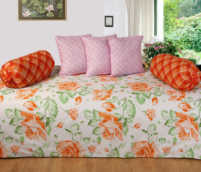 60% OFF on Optimistic Home Furnishing Cotton Floral Diwan Set 60% OFF on Optimistic Home Furnishing Cotton Floral Diwan Set