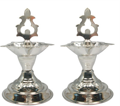 14% OFF on Dealsworld Silver Table Diya Set 14% OFF on Dealsworld Silver Table Diya Set