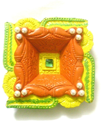 44% OFF on Zelos Pottery Table Diya