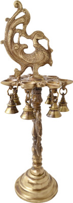 37% OFF on Handecor Peacock Deepak Stand Brass Table Diya 37% OFF on Handecor Peacock Deepak Stand Brass Table Diya