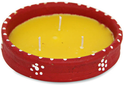 7% OFF on Gifts By Meeta Earthenware Table Diya