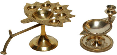 20% OFF on MA Design Hut Brass Table Diya Set