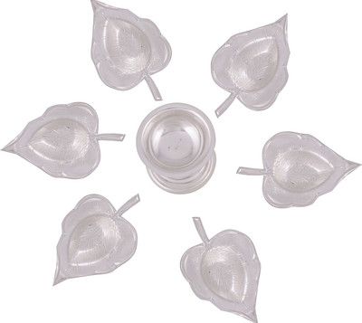 58% OFF on GS Museum Silver Plated Table Diya Set 58% OFF on GS Museum Silver Plated Table Diya Set
