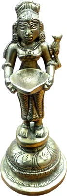 7% OFF on Maharaja Crafts Traditional Brass Table Diya 7% OFF on Maharaja Crafts Traditional Brass Table Diya