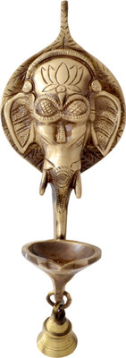 40% OFF on Handecor Deepak With Bell Brass Hanging Diya 40% OFF on Handecor Deepak With Bell Brass Hanging Diya