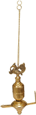 12% OFF on Exotic India Peacock Hanging Lamp From South India Brass Hanging Diya 12% OFF on Exotic India Peacock Hanging Lamp From South India Brass Hanging Diya