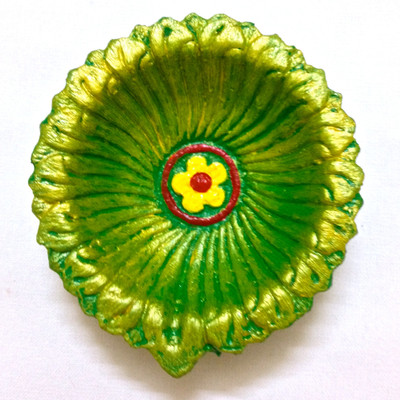 44% OFF on Zelos Pottery Table Diya