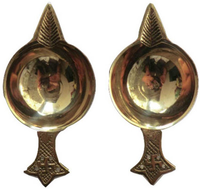 58% OFF on MA Design Hut Brass Table Diya Set